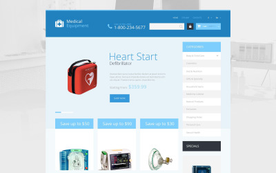 Responzivní PrestaShop motiv "Medical Care" #52185