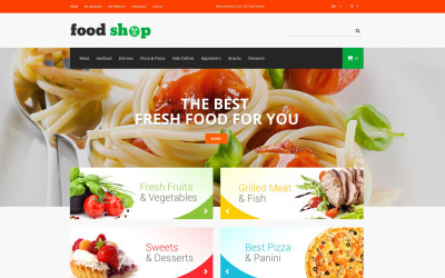 Reszponzív Tasty Shop Magento sablon 52192