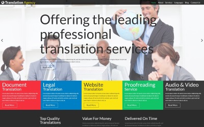 Translation Agency Modern Joomla Teması