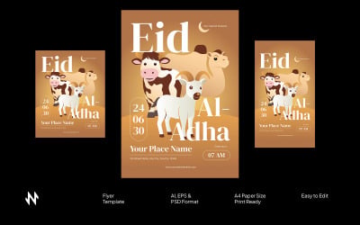 Chocolate Eid Al-Adha Flyer