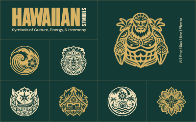 Hawaiiansk anda i varje design