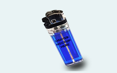 Lighter Mockup PSD Template Design 4