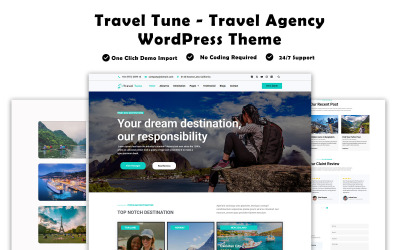 Traveltune - WordPress šablona pro cestovní kanceláře
