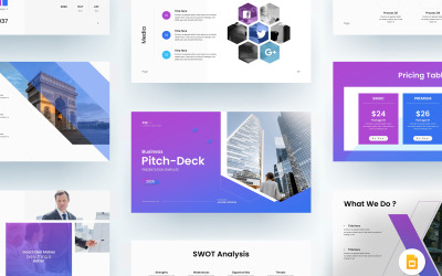 Diseño de plantilla de presentación de Google Slides