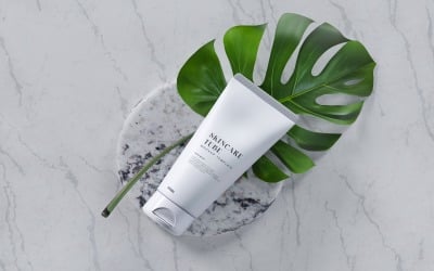 3 sets of Skincare Tube Mockup