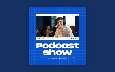 Podcast Social Media Post Design Template