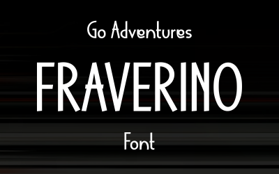 Police Fraverino | Police de caractères Modern Travel Sans