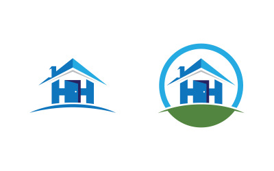 House Property concept icon logo template v.47
