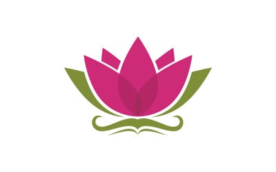 Lotus flower Logo Beauty Salon Cosmetic skincare vector icon design v.109