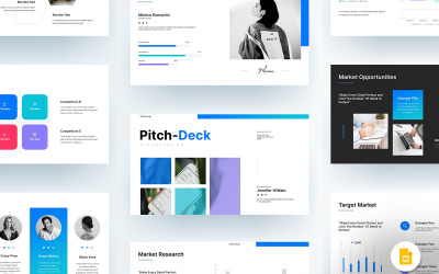 Modello di presentazione Google Slide Pitch-Deck