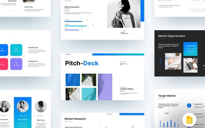 Шаблон презентации Pitch-Deck Google Slide