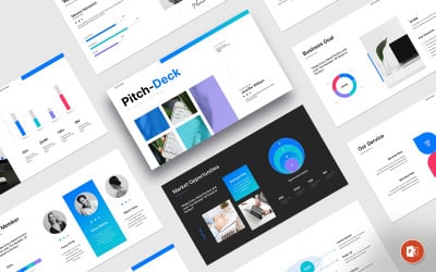 Шаблон презентації PowerPoint Pitch-Deck