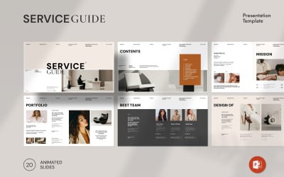 Service Guide Powerpoint Layout
