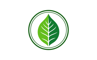 Attractive Leaf Logo Design Template