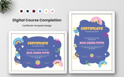 Certificato di completamento del corso di stile