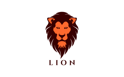 Fabulous Lion Head Logo Design Template