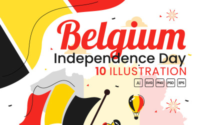 10 Belgium Independence Day Illustration