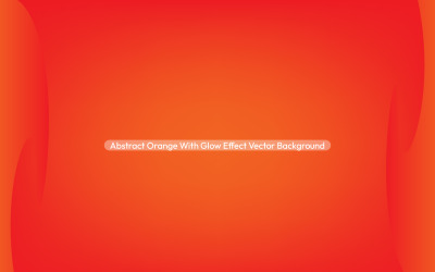Abstrakt orange med glödeffekt vektorbakgrund