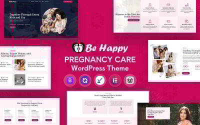 Be Happy – WordPress-Theme für Schwangerschaftsvorsorge