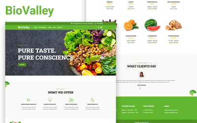 Biovalley - Farmer's Organic Store Woocommerce Theme
