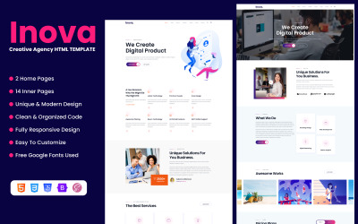 Inova - Modello HTML per agenzia creativa