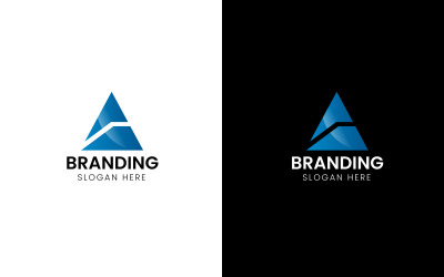 Letter A company logo-923