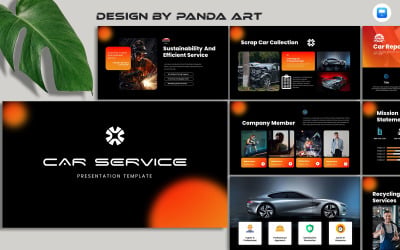 Car Scrap Yard Keynote Presentation Templates