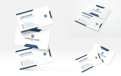 Clean Modern Business Card Template 782