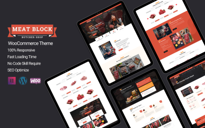 Meat Block - Butcher Services & Meat Shop WooCommerce WordPress Theme