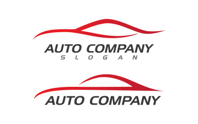 Auto-Auto-Symbol-Design Logo-Vektor-Illustration-Design-Vorlage v.8
