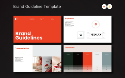 Brand Guideline Presentation Template.