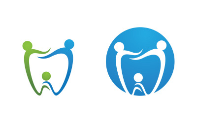 Dental Medical Care Logo-Symbol, Vektor-Design-Vorlage vv.75