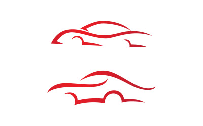 Otomatik araba simgesi tasarımı Logo vektör çizim tasarım şablonu v.1