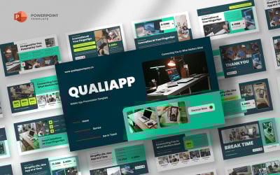 Qualiapp - Mobile App Powerpoint Template