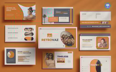 Rertovaz - Retro Style Fashion Keynote Presentation Template