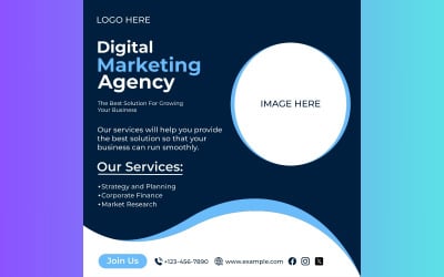 Social Media Template for Digital Marketers