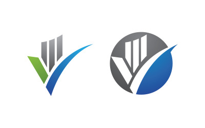 Logo-Illustrationsdesign für das Finanzkonzept für Geschäftswachstum v.56