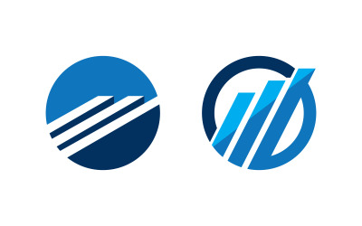 Logo-Illustrationsdesign für das Geschäftswachstumsfinanzierungskonzept v.62