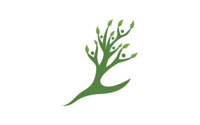 Stammbaum, soziales Vektorsymbol, Illustration, Logo-Design v.7