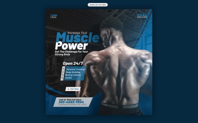 CrossFit & Gym Social Media Template