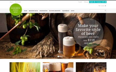 Browar responsywny motyw PrestaShop