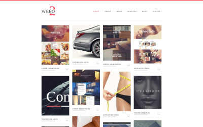 Modèle de site Web Web Studio