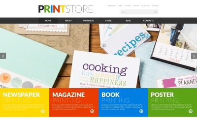 Modello WooCommerce Responsive #52277 "Print Production"