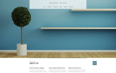 Plantilla de sitio web adaptable para agencias inmobiliarias