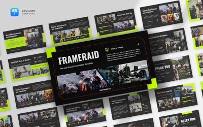 Frameraid - Keynote-sjabloon voor video, film en films