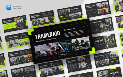 Frameraid - Modèle de présentation vidéo, film et animation