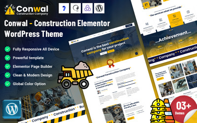 Conwal - Construction Elementor WordPress 主题