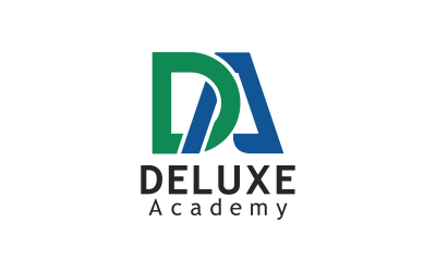 DA Letter Initials Logo Design Template