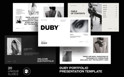 Duby Portfolio-presentatiesjabloon