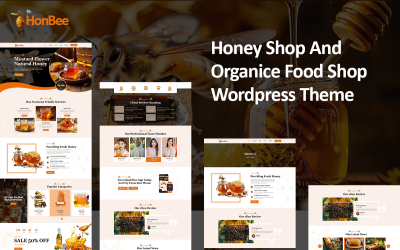 Honbee - Honey And Organic Food Shop WordPress Theme.
